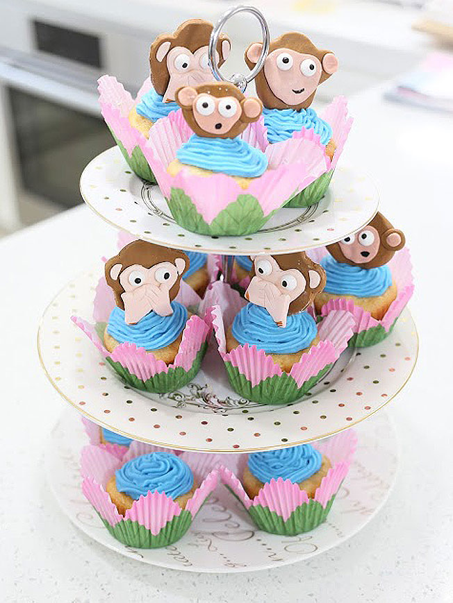 Monkey-cupcakes